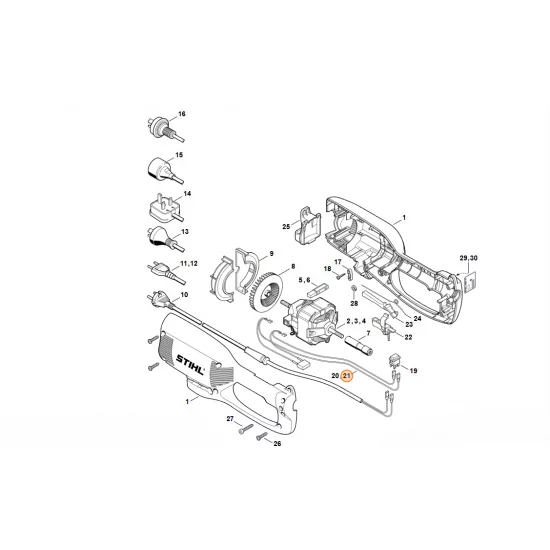 STIHL  Przewód 120 V 6440 440 1915